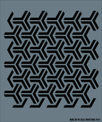 Wal Stencil Duvar Şablonu 13