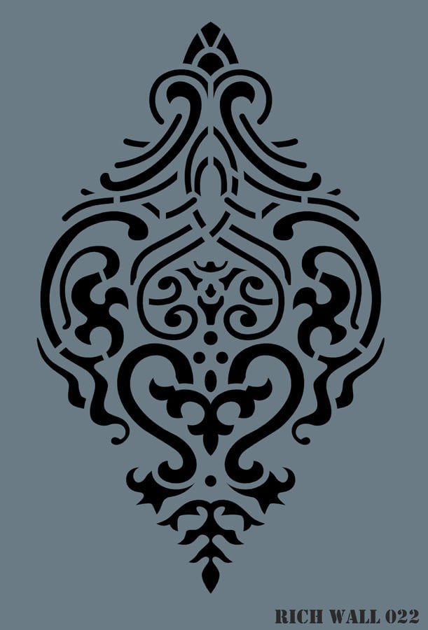 Wal Stencil Duvar Şablonu 22