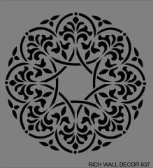 Wal Stencil Duvar Şablonu 37