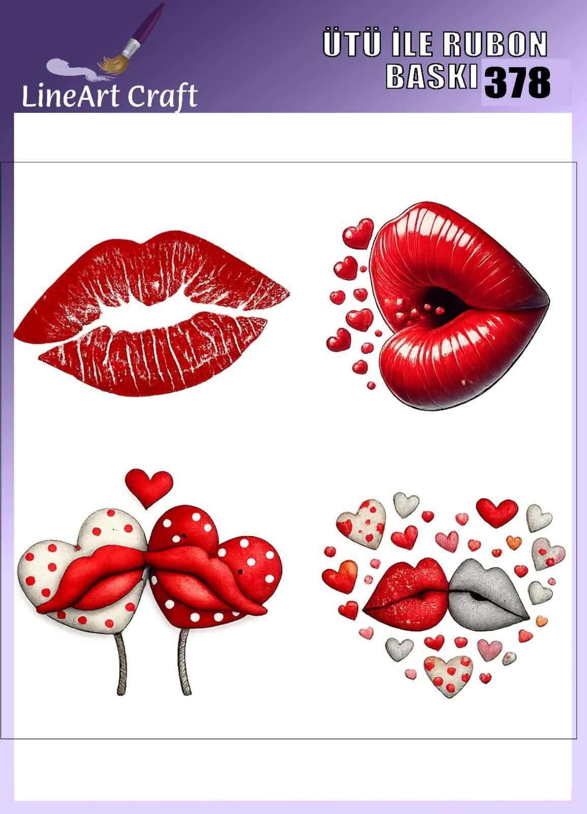 Ütü ile Rubon Baskı Transfer–Evde Profesyonel Transfer Tekniği 378 DUDAK