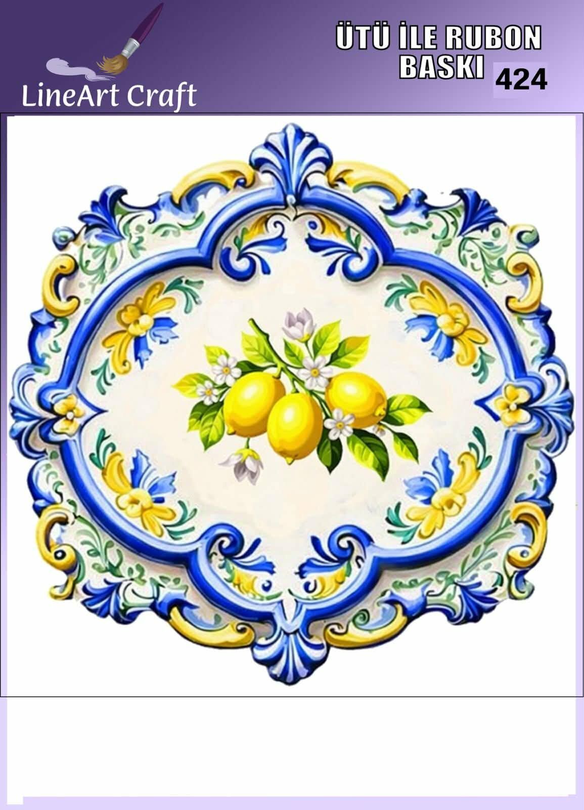 Ütü İle Rub On Transfer 424 LIMON AMALFİ