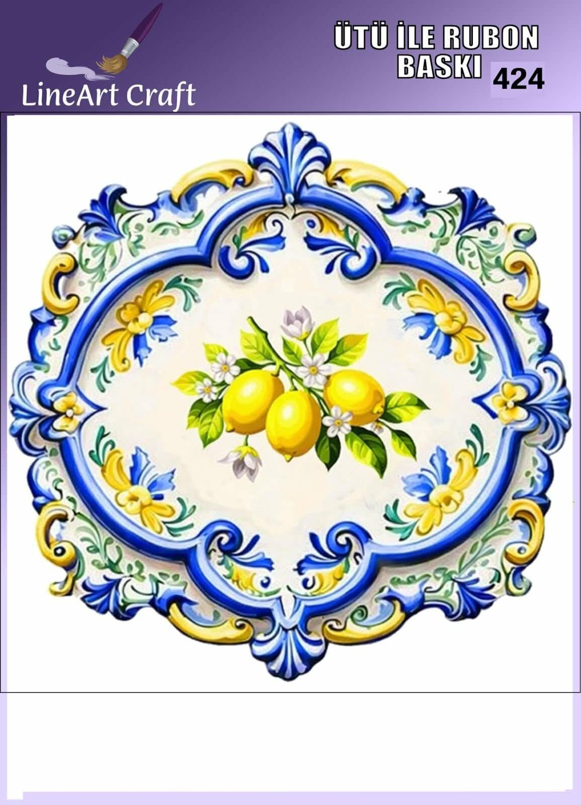 Ütü ile Rubon Baskı Transfer –Evde Profesyonel Transfer Tekniği 424 LIMON