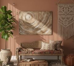 Bohem Tarz Dokulu Tablo 120x80cm Tuval