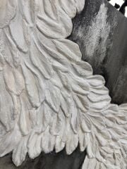 Rölyef Kanat Duvar Sanatı | Modern Mekanlar için Özel Doku Tabloları – Mat Hobi