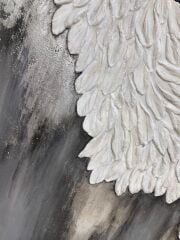 Rölyef Kanat Duvar Sanatı | Modern Mekanlar için Özel Doku Tabloları – Mat Hobi