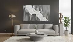 Rölyef Kanat Duvar Sanatı | Modern Mekanlar için Özel Doku Tabloları – Mat Hobi