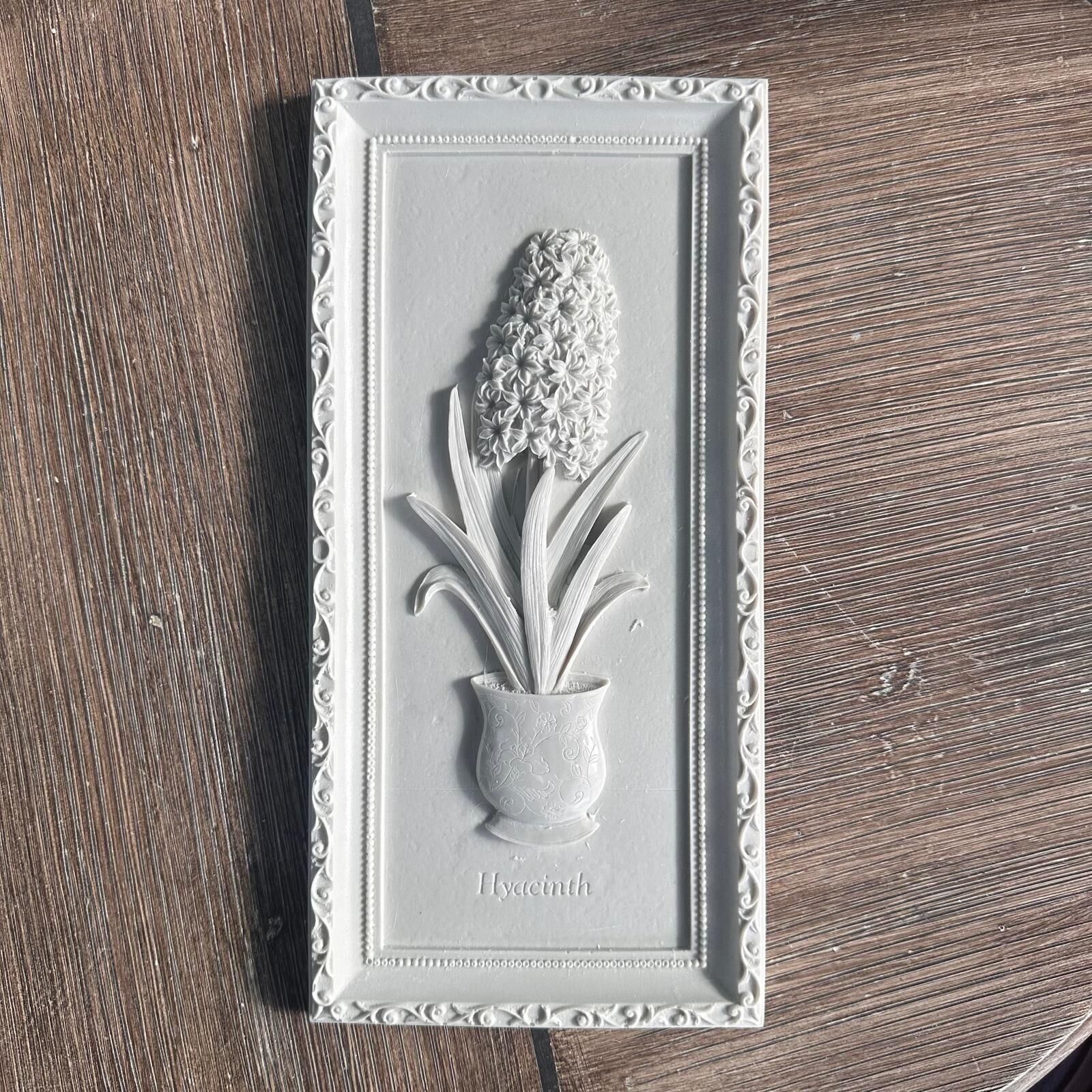 Botanik Çiçek Rölyef Pano – Boyamaya Uygun Polyester Duvar Dekoru