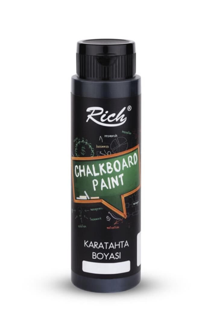 Kara Tahta Boyası | Chalkboard Paint Su Bazlı Dekoratif Boya 500cc