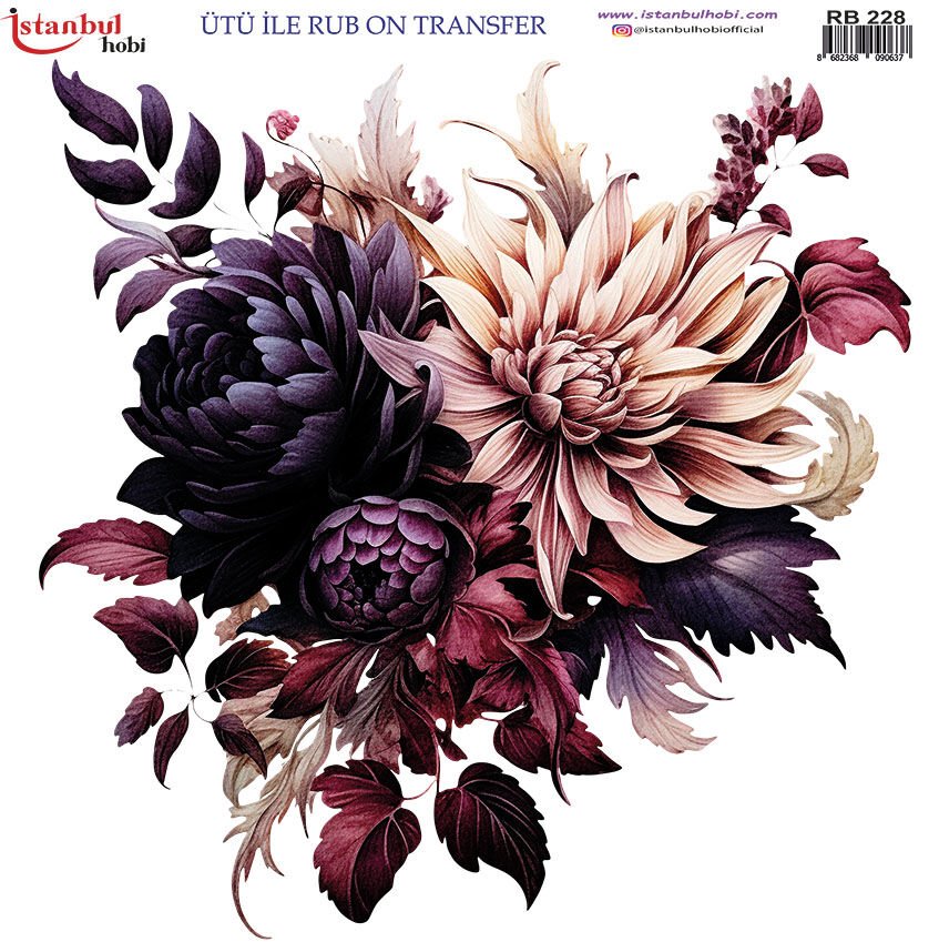 Ütü ile Rubon Baskı Transfer–RB 228