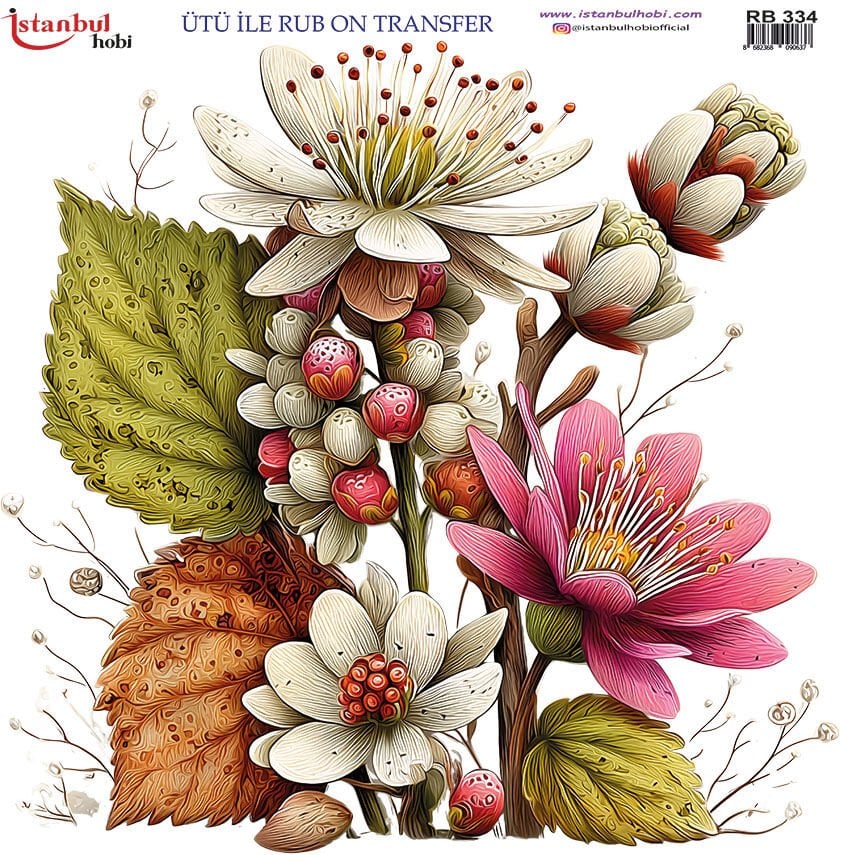 Ütü ile Rubon Baskı Transfer– RB 334