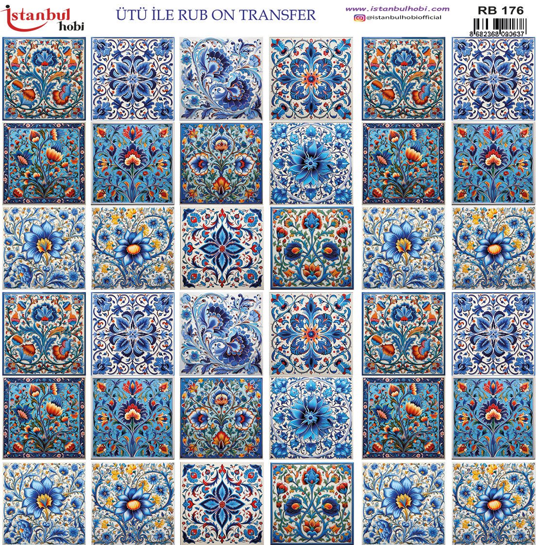 Ütü ile Rubon Baskı Transfer– RB 176