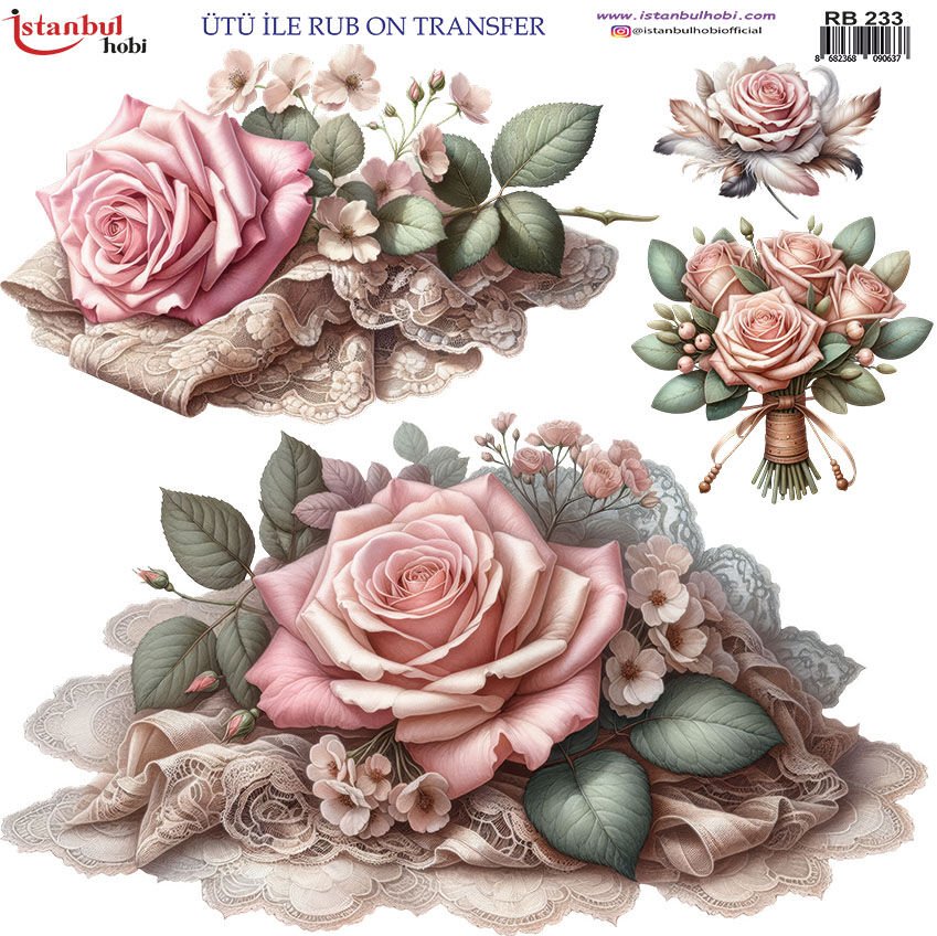 Ütü ile Rubon Baskı Transfer–RB 233
