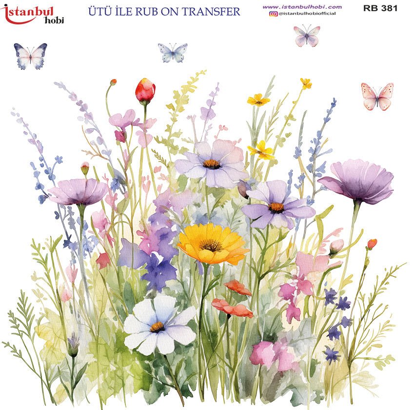Ütü ile Rubon Baskı Transfer–RB 381