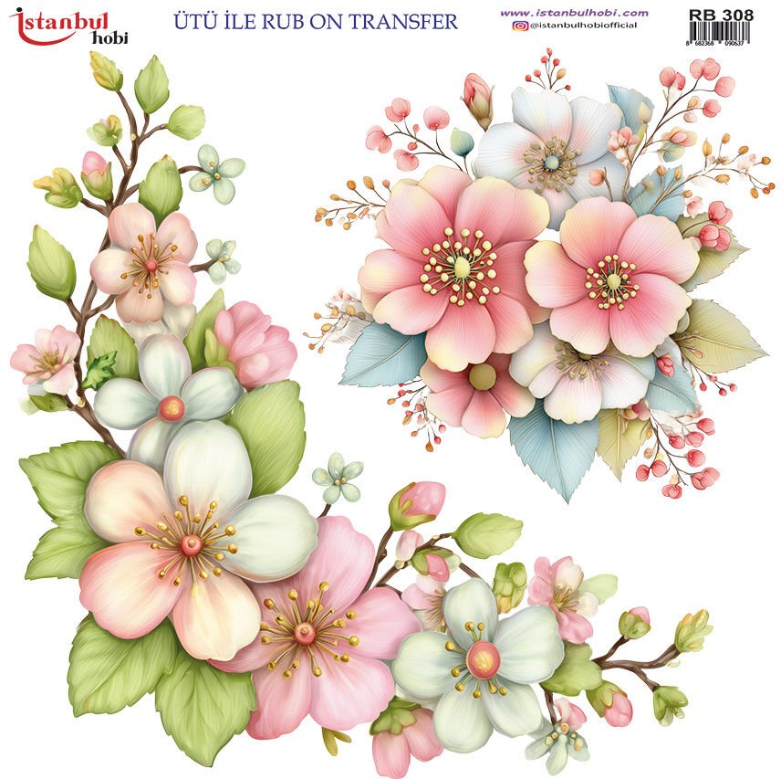 Ütü ile Rubon Baskı Transfer–RB 308