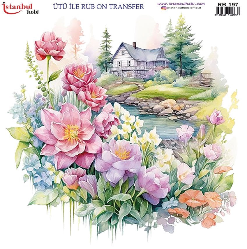 Ütü ile Rubon Baskı Transfer–RB 197