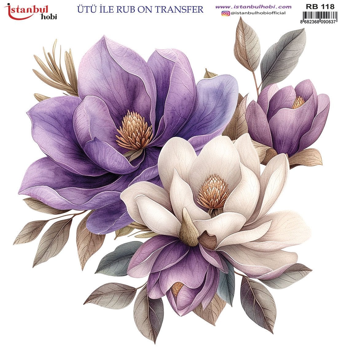 Ütü ile Rubon Baskı Transfer–RB 118