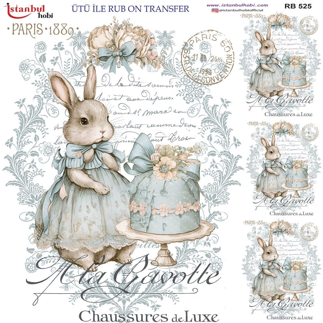 Ütü ile Rubon Baskı Transfer–RB 525