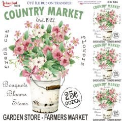 Ütü ile Rubon Baskı Transfer– RB 524