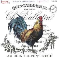 Ütü ile Rubon Baskı Transfer– RB 493