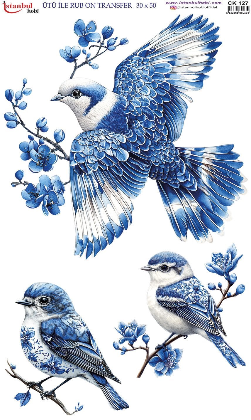 Ütü ile Rubon Baskı Transfer – XL BOR 30X50 CM 127