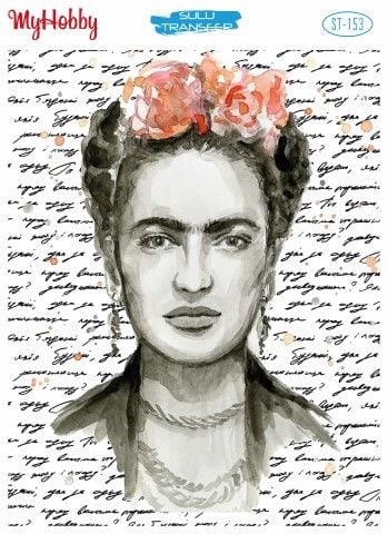 153 Sulu Transfer-Frida 153  25x35cm