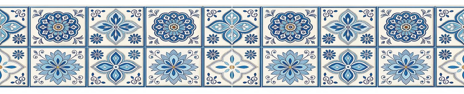 Ütü ile Rubon Baskı Transfer –150cm Bordür Rk 109