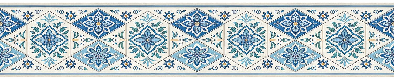 Ütü ile Rubon Baskı Transfer –150cm Bordür Rk 101