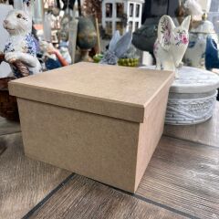 Kare MDF Dekoratif Kutu Çok Amaçlı Saklama Kutusu