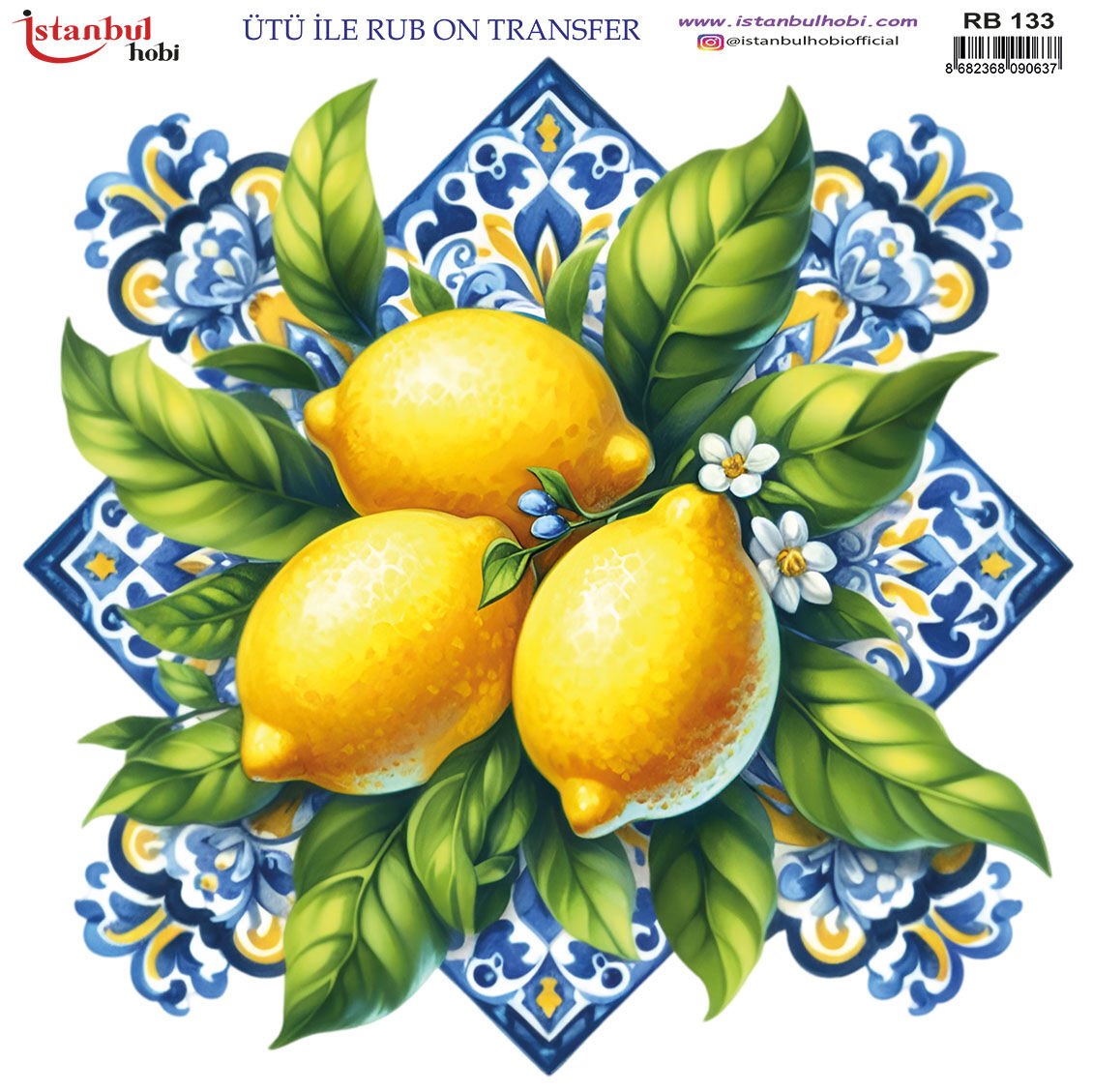 Ütü ile Rubon Baskı Transfer– RB 133