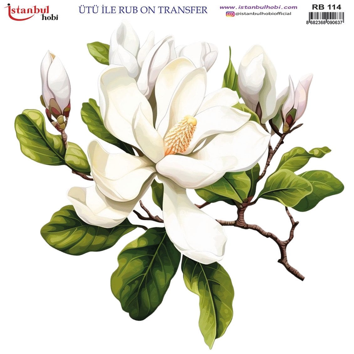 Ütü ile Rubon Baskı Transfer– RB 114