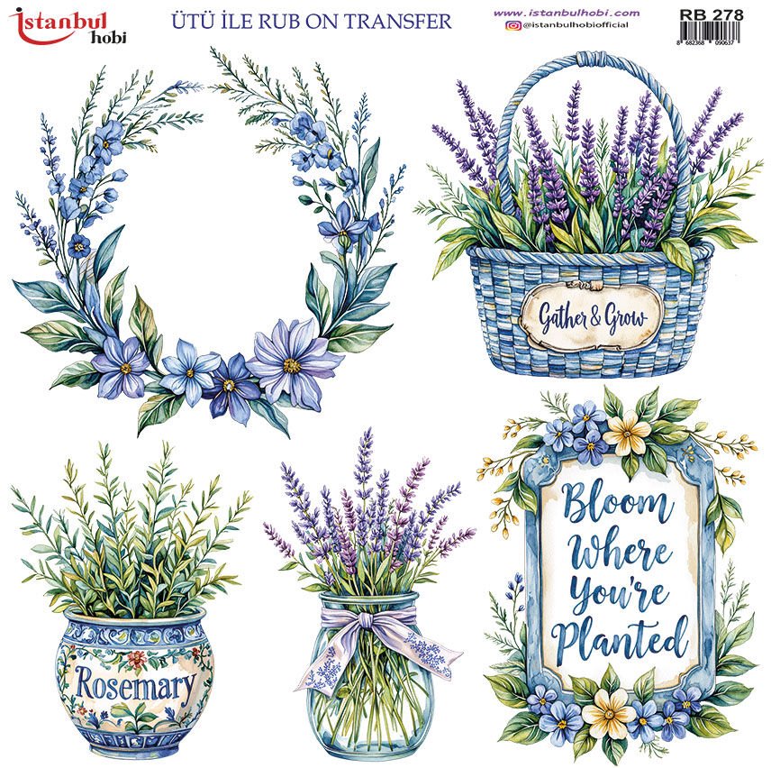 Ütü ile Rubon Baskı Transfer– RB 278