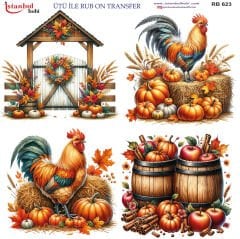 Ütü ile Rubon Baskı Transfer– RB 623