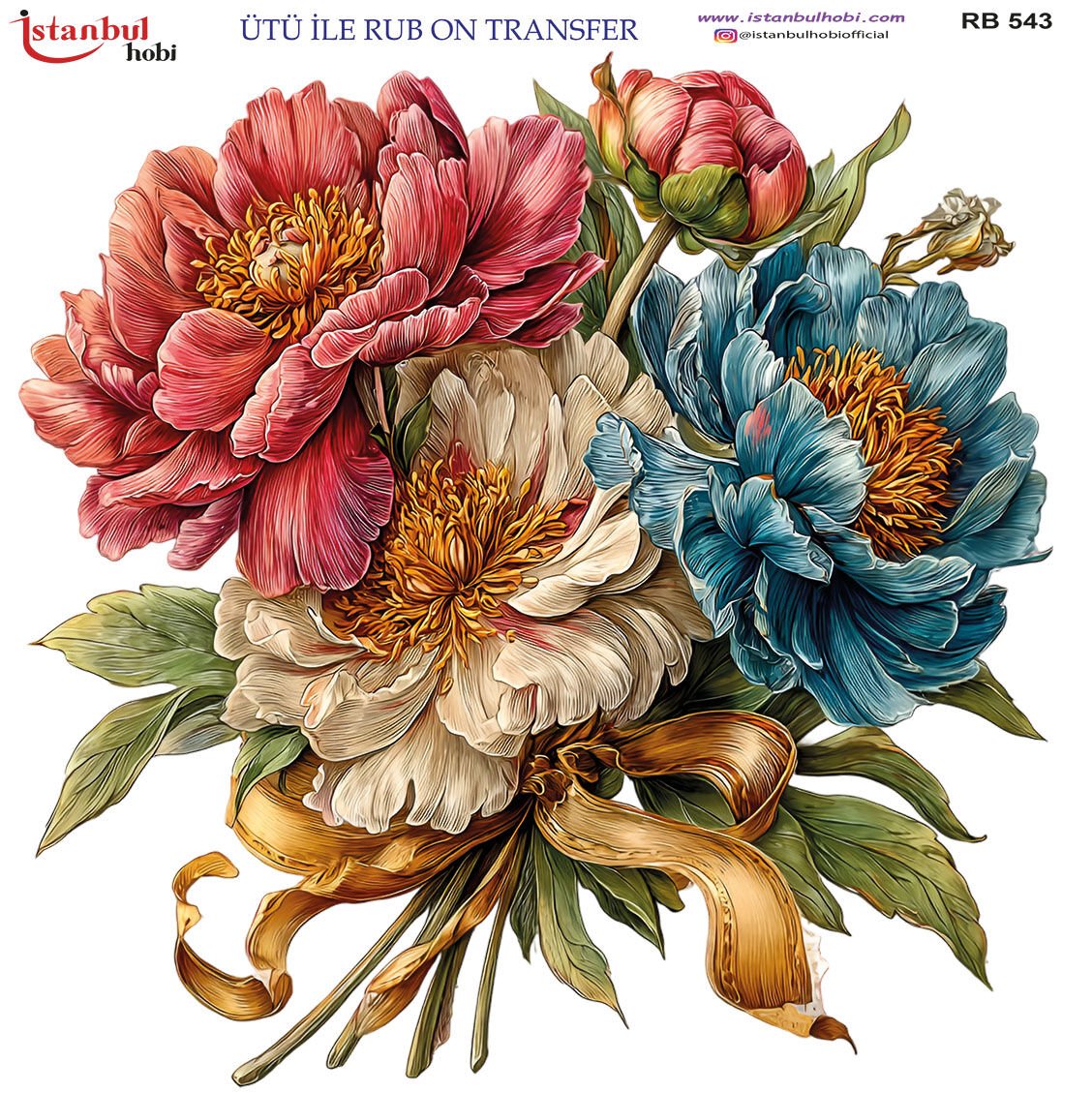 Ütü ile Rubon Baskı Transfer– RB 543