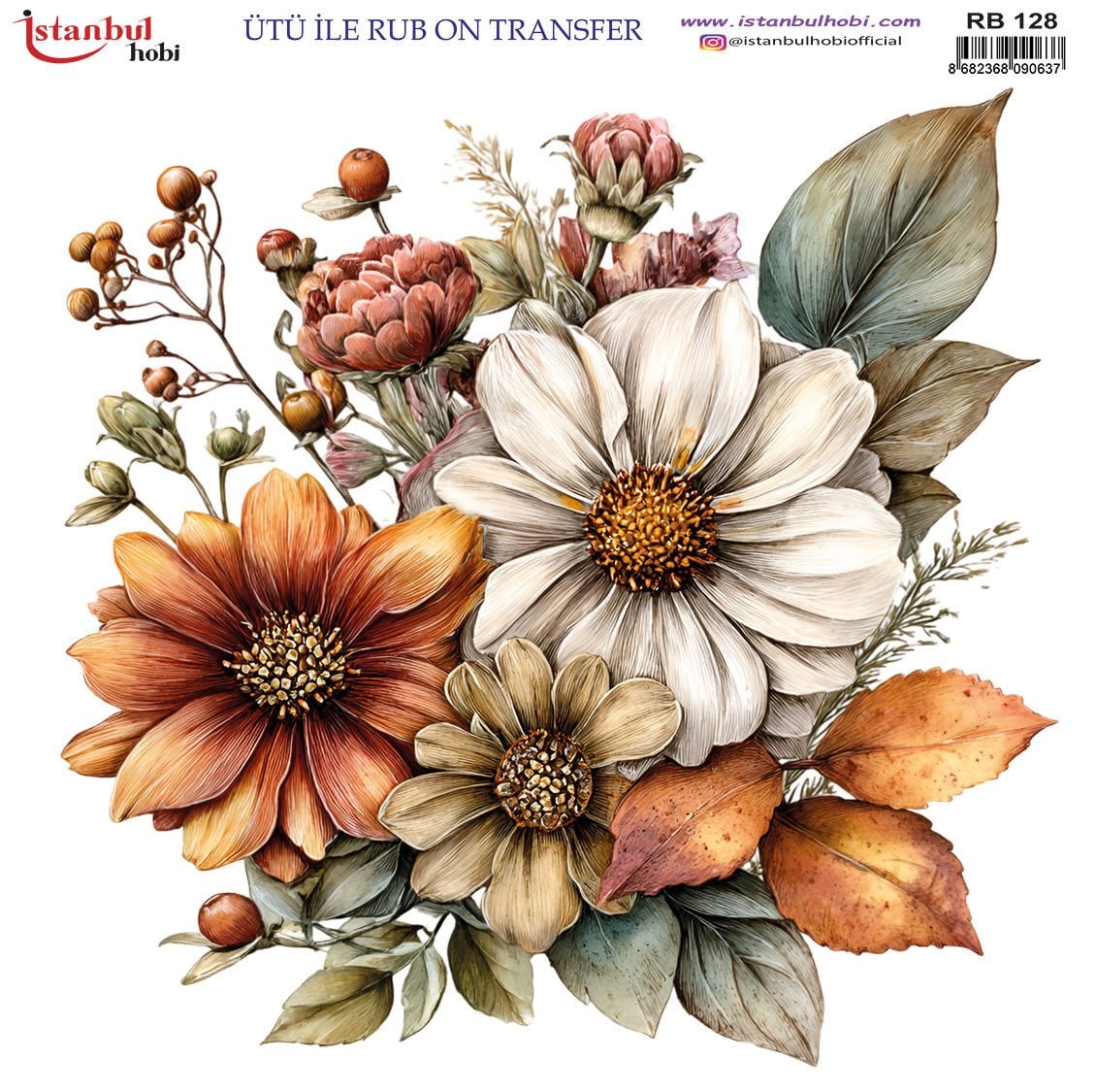 Ütü ile Rubon Baskı Transfer– RB 128