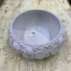 Limon Desenli Polyester Dekoratif Kase 37x18 cm