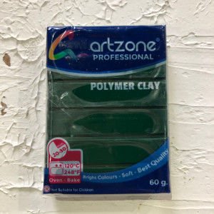 Artzone Soft Polimer Kil - Koyu Yeşil