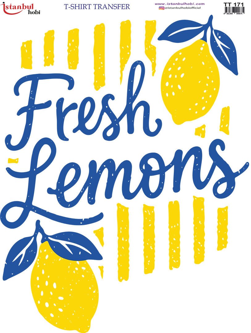 Limon Transfer Baskısı 21x29 cm | TT 171
