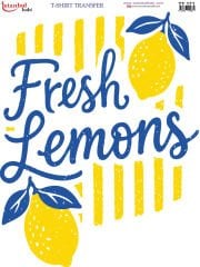 Limon Transfer Baskısı 21x29 cm | TT 171
