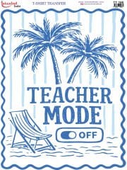 Tatil Modu Transfer Baskısı 21x29 cm | TT 166
