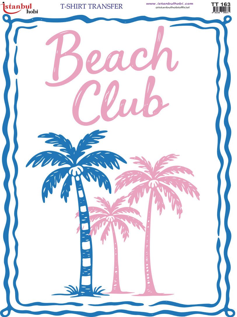 Beach Transfer Baskısı 21x29 cm | TT 163