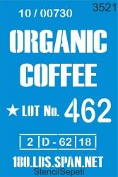 Organic Kahve 3521 20x30 cm