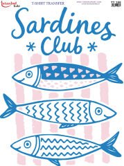 Sardines(Sardalya) Transfer Baskısı 21x29 cm | TT 158