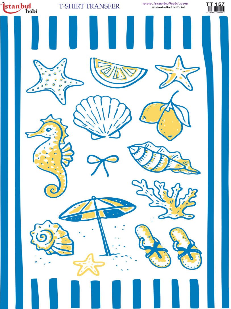 Deniz Transfer Baskısı 21x29 cm | TT 157