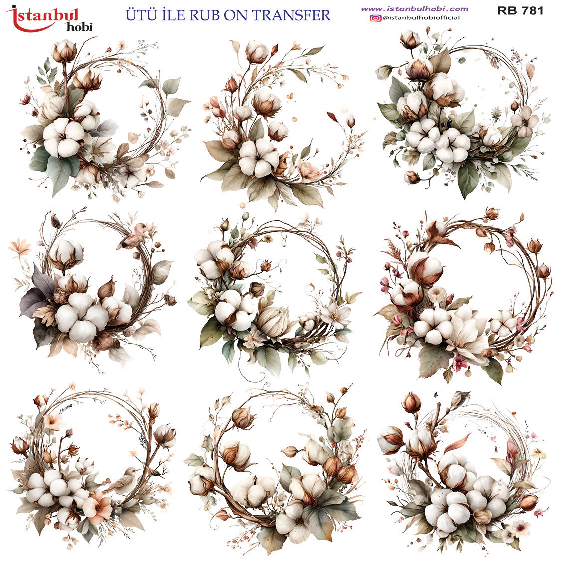 Ütü ile Rubon Baskı Transfer– RB 781