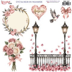 Ütü ile Rubon Baskı Transfer–RB 187