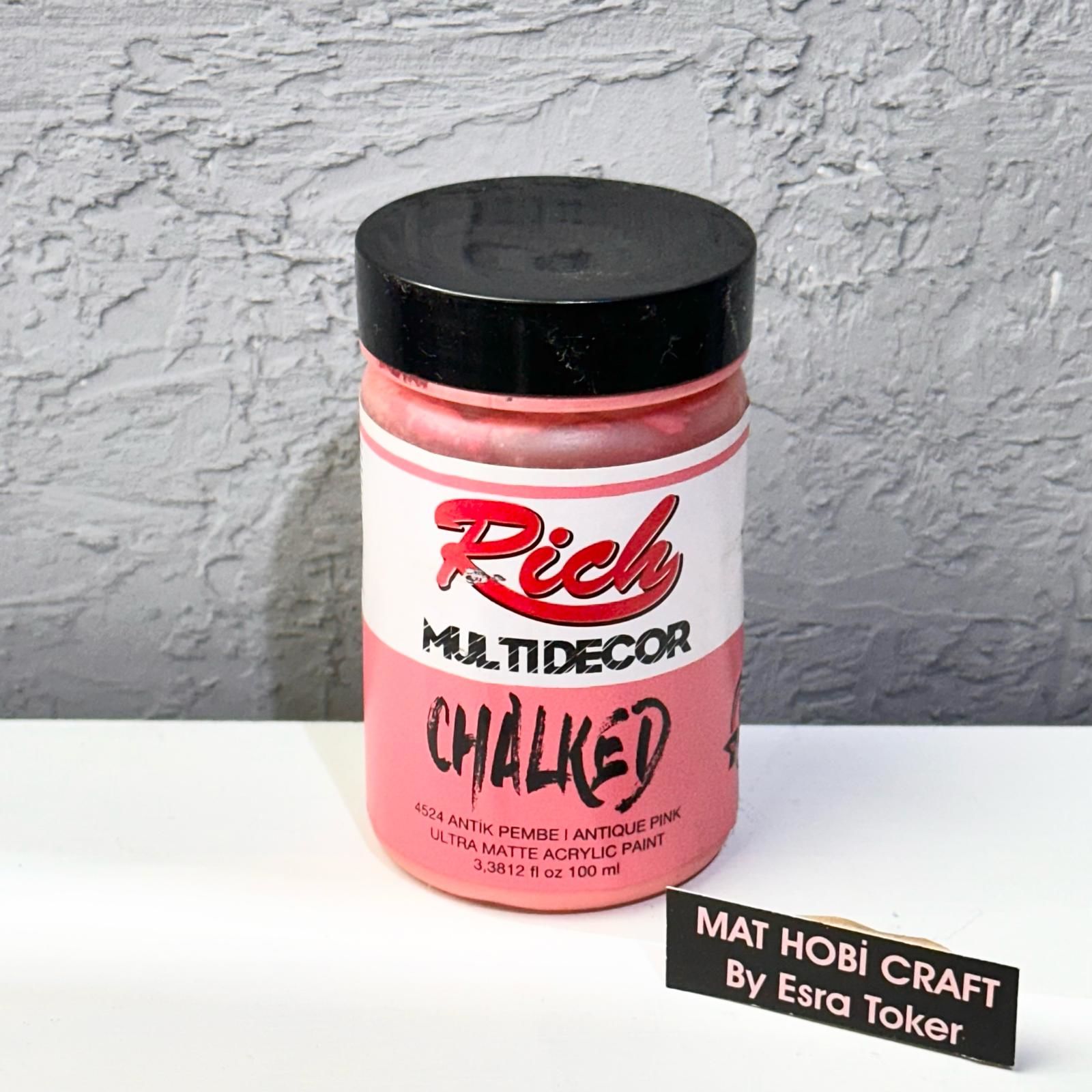 Multidecor Chalked - 4524 Antik Pembe 100 ml