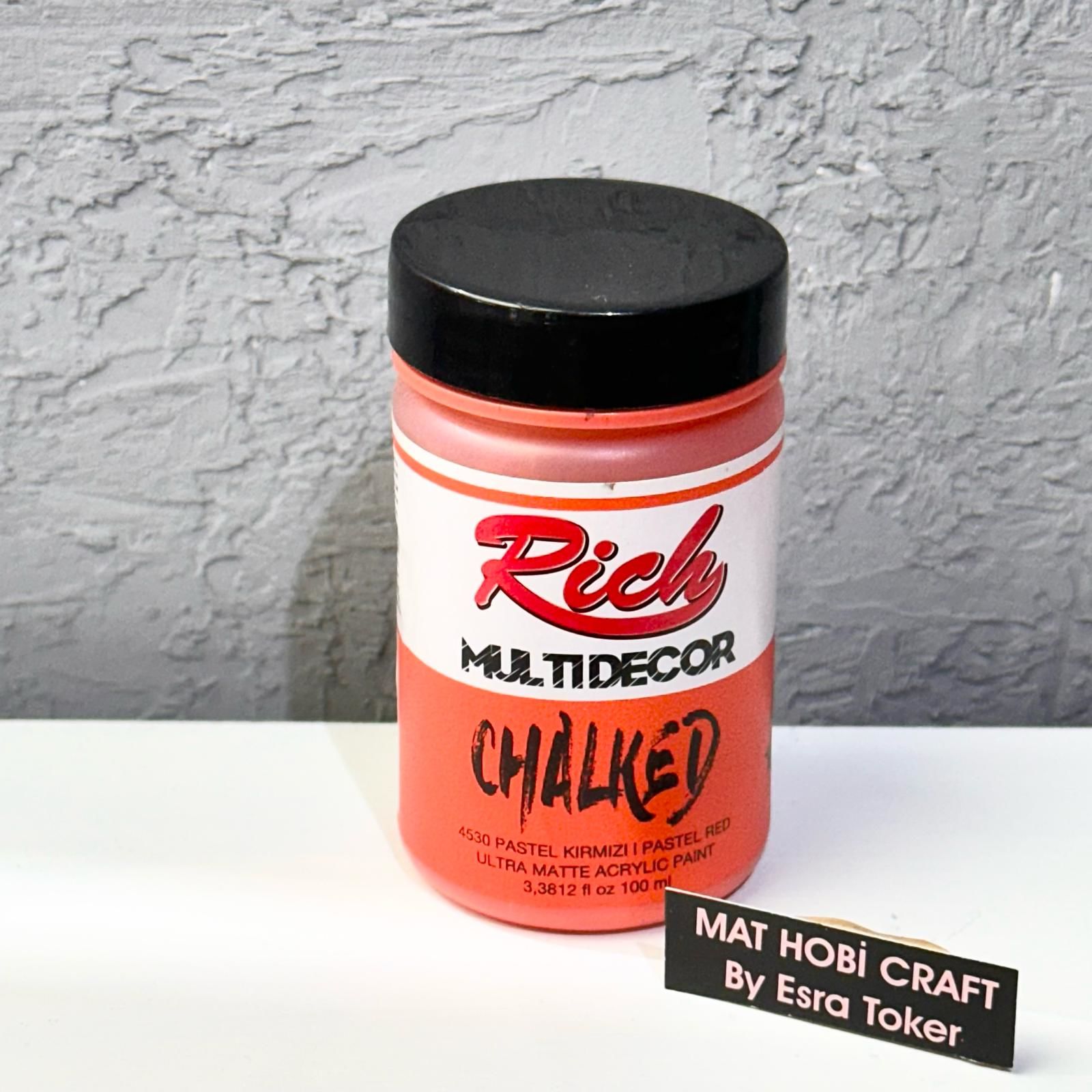 Multidecor Chalked - 4530 Pastel Kırmızı 100 ml