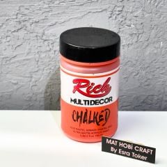 Multidecor Chalked - 4530 Pastel Kırmızı 100 ml