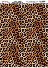 Pirinç Dekopaj Deseni – 3712 Leopar | Dekopaj Kağıdı