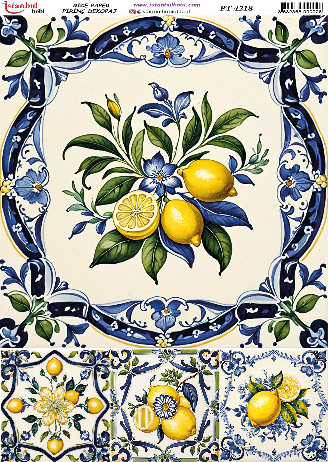 Pirinç Dekopaj Deseni – 4218| Dekopaj Kağıdı